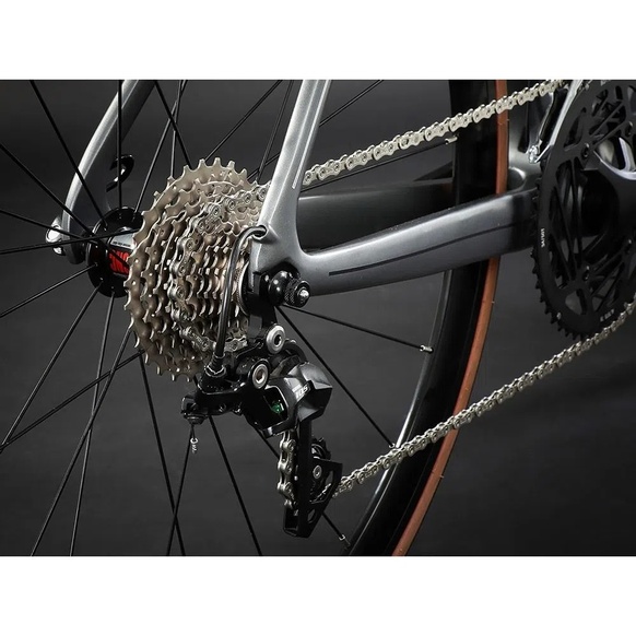 Bicicleta Black Orange Uranium Comp Carbon Cinza