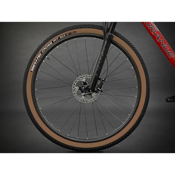 Bicicleta Black Orange Iridium Expert Carbon GX Vermelho