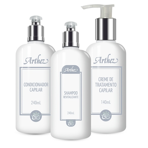 SHAMPOO REVITALIZANTE + CONDICIONADOR CAPILAR + CREME DE TRATAMENTO CAPILAR