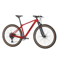 Bicicleta Black Orange Iridium Comp Carbon Sx Vermelha