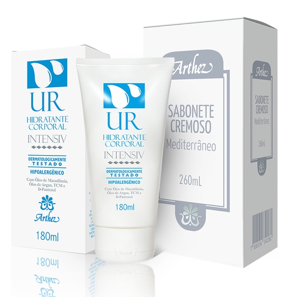 UR HIDRATANTE CORPORAL INTENSIV + SABONETE CREMOSO MEDITERRÂNEO