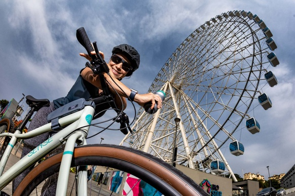 Bicicleta Sense Move Fitness Cza/Aqua