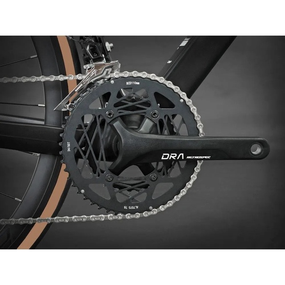 Bicicleta Black Orange Uranium Comp Carbon Preta