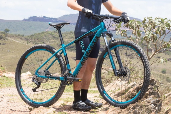 Bicicleta Sense Rock Evo Aqua/Pto