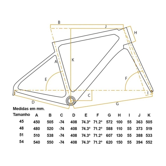 Bicicleta Black Orange Uranium Comp Carbon Preta