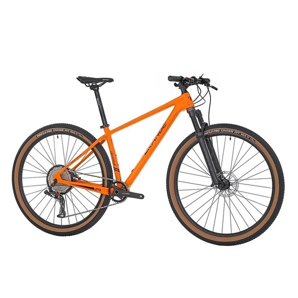 Bicicleta Black Orange Nitro Comp Carbon 2022-L-Laranja