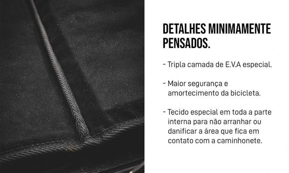 Truckpad Grande - Transbike para caminhonete