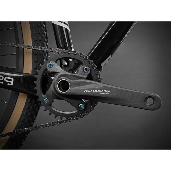 Bicicleta Black Orange Nitro Comp Carbon Deore Preta-L
