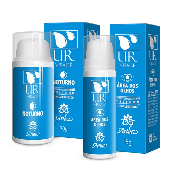 UR VISAGE NOTURNO + UR VISAGE ÁREA DOS OLHOS