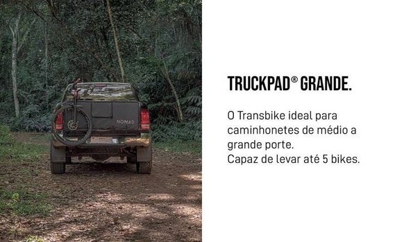 Truckpad Grande - Transbike para caminhonete