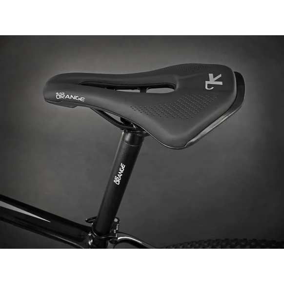 Bicicleta Black Orange Nitro Comp Carbon Deore Preta-L