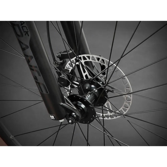 Bicicleta Black Orange Nitro Comp Carbon Deore Preta-L