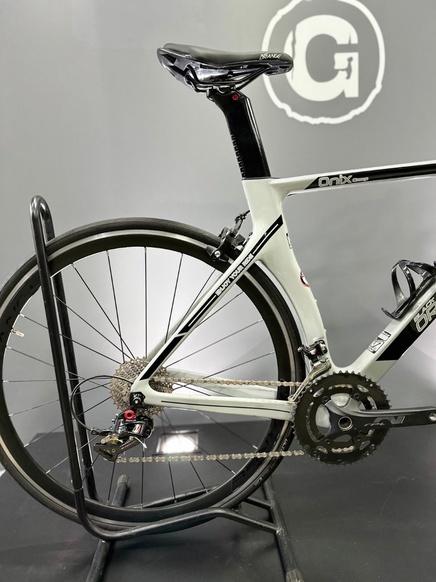 Bicicleta Black Orange Onix Comp Carbon Cinza Tam M