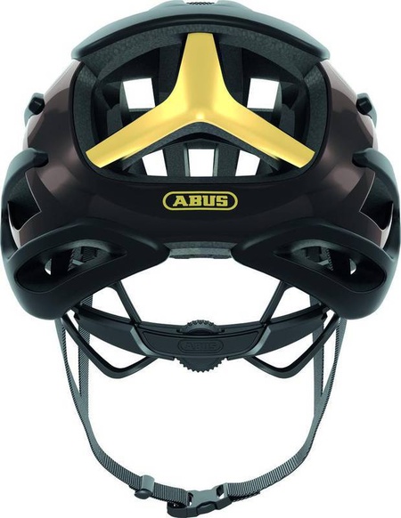 Capacete Abus Airbreaker Petro/Dourado